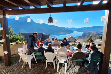 Gite de groupe Les Balcons de la Ribeyrette